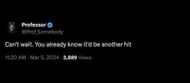Netizen reacts to the potential Drizzy x 4Batz collaboration coming soon (Image via X/@Prof_Somebody)